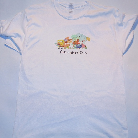 forever 21 spongebob x friends T-shirt - Picture 6 of 6